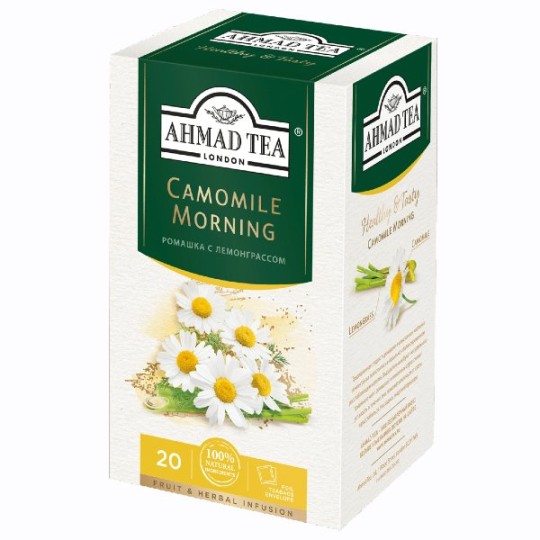 AHMAD TEA| чай травяной ромашка с лемонграссом 20 пакетиков