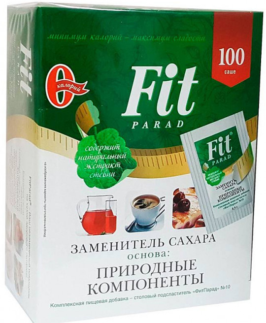 Заменитель сахара Fit Parad саше 100 шт
