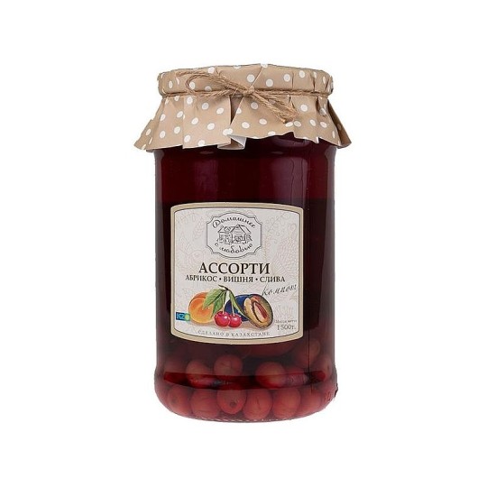 Компот "ДОМАШНЕЕ С ЛЮБОВЬЮ" Ассорти, 1500 гр