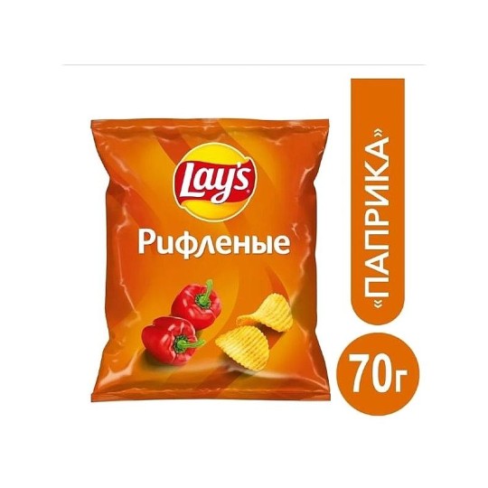 70Г ЧИПСЫ ПАПРИКА LAYS