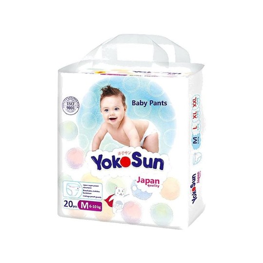 Подгузники-трусики детские YOKOSUN размер M (6-10 кг) 20 шт