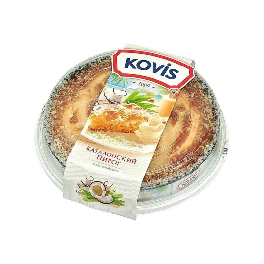 Пирог бисквитный Kovis Каталонский Кокосовый крем 400г