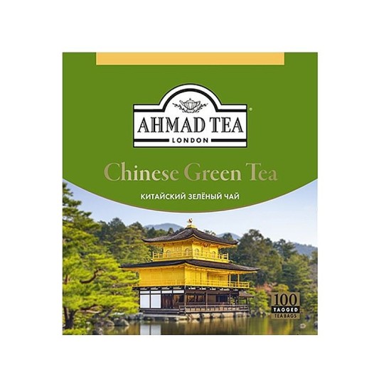 AHMAD TEA| чай китайский зеленый  100 пакетиков