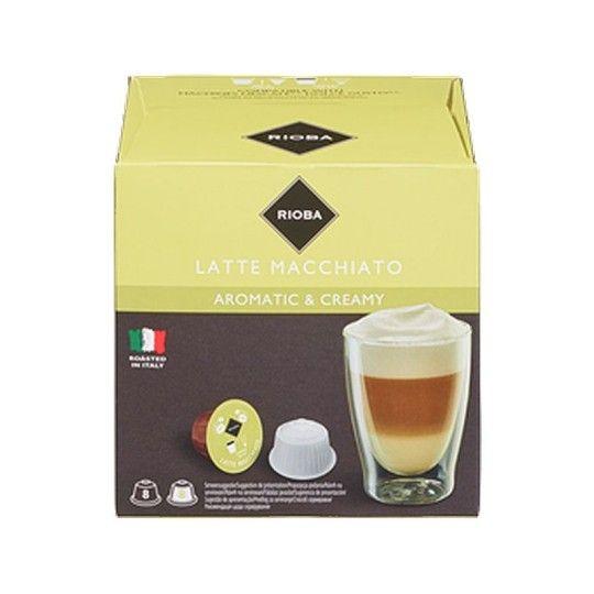 RIOBA Кофе капсулы Latte Macchiato 7 г*8шт