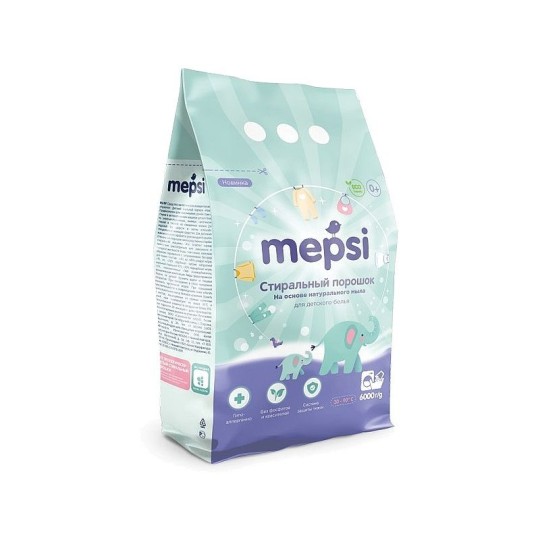 MEPSI СТИРАЛЬНЫЙ ПОРОШОК ДЛЯ ДЕТСКОГО БЕЛЬЯ 6КГ
