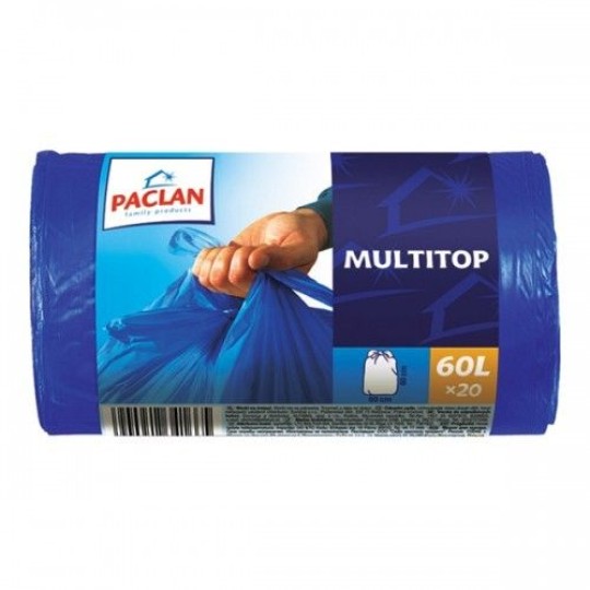 Мешки для мусора PACLAN MULTI-TOP 60 л 20 шт