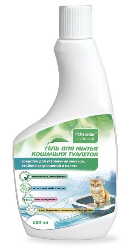 Гель для мытья кошачьих туалетов Pchelodar 500мл