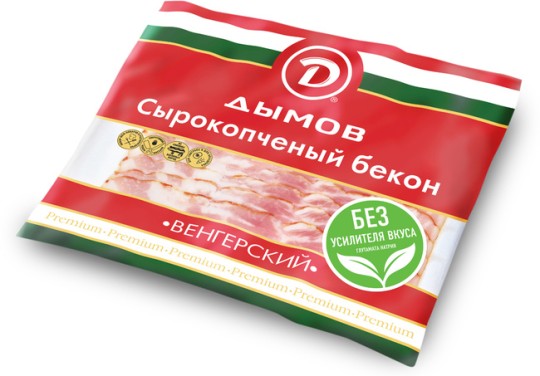 Бекон Дымов Венгерский сырокопченый 200 г