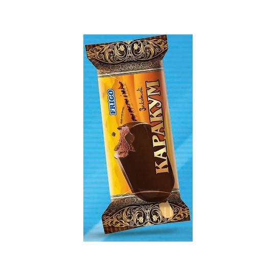 Frigo Каракум Эскимо 100% шоколадный в шоколадной глазури, 65 гр.