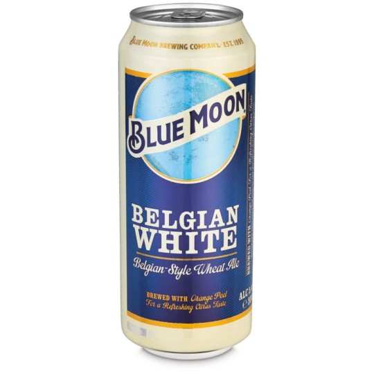 ПИВО BLUE MOON Светлое нефильтрованное 5,4% 0,5Л ЖБ