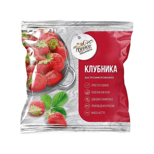 КЛУБНИКА ВСЕГДА ПОЖАЛУЙСТА 300ГР