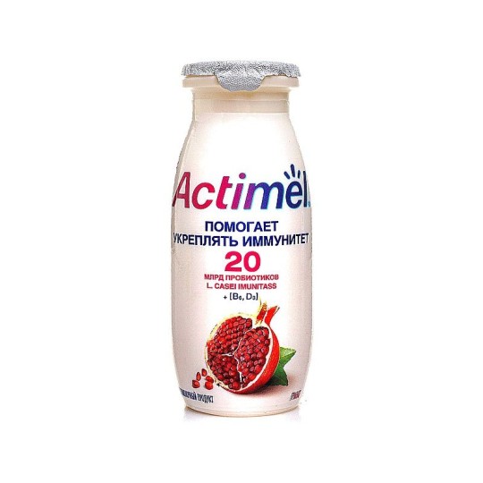 (уценка) НАПИТОК ACTIMEL ИММУНОВИТ ГРАНАТ 95Г