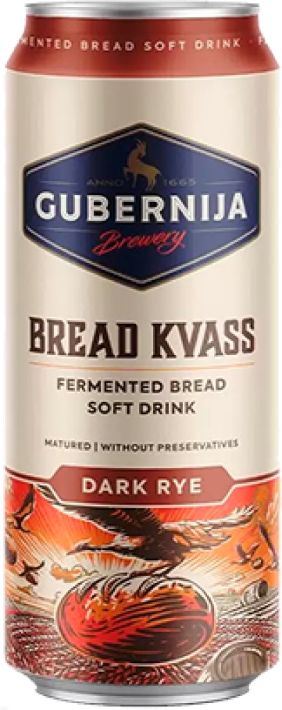 КВАС GUBERNIJA BRAWN ALE 0% 0,56Л Ж/Б