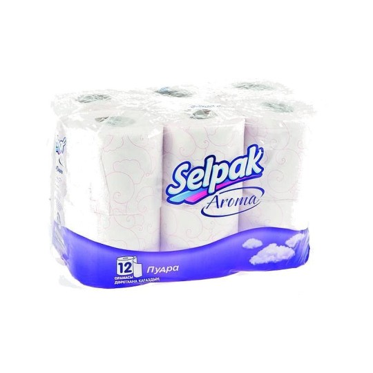 12ШТ ТУАЛ БУМ SELPAK AROMA 3СЛ