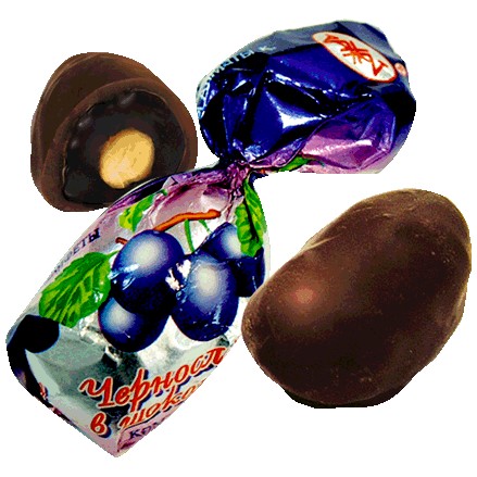 Конфеты чернослив в шоколаде Рахат, вес.