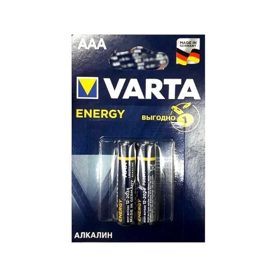 Батарейка Varta Energy Micro 1,5V LR03/AAA 2 шт.