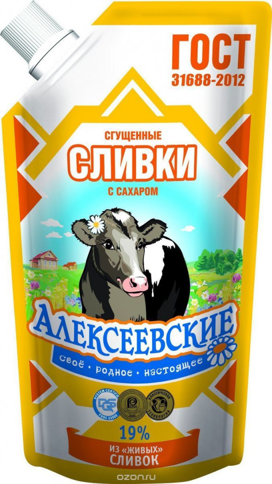 270Г СЛИВКИ СГУЩЕННЫЕ 19%