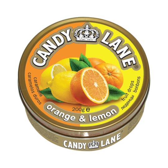 200Г Леденцы Candy Lane Апельсин-Лимон