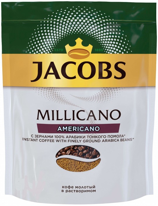 Кофе Jacobs Millicano Americano молотый в растворимом 70 г