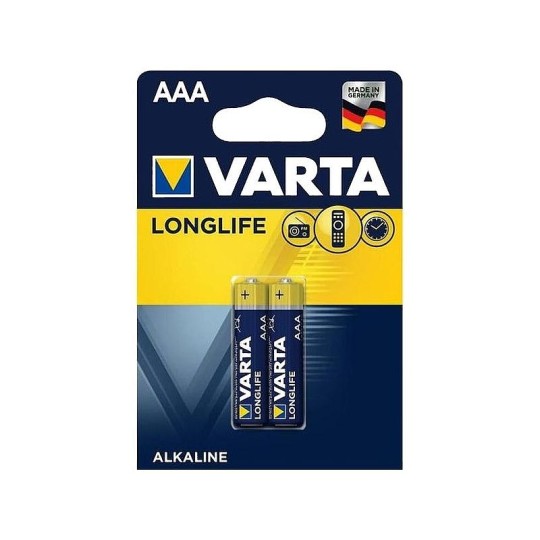 Батарейка Varta Longlife AAA, 2 штуки