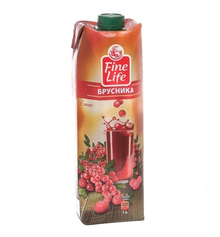 1Л МОРС FINE LIFE БРУСНИЧНЫЙ