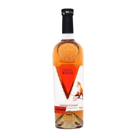 Вино белое Villa Krim Orange Fox Bay полусладкое 13% 0,75 л