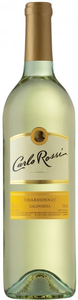 Вино белое полусухое Carlo Rossi Chardonnay 12% 0,75 л (США)