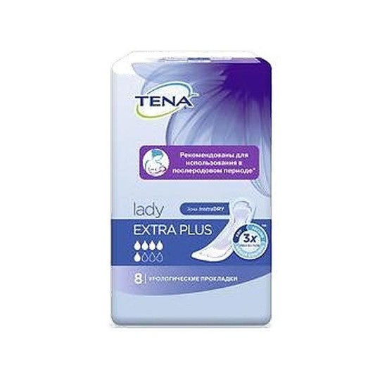 Прокладки урологические TENA LADY EXTRA PLUS 8 шт