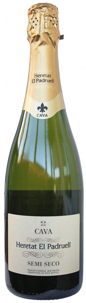 Вино игристое Cava Heretat El Padruell полусухое 0,75 л (Испания)
