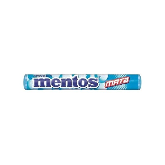 Драже жевательное Mentos мята 37 г