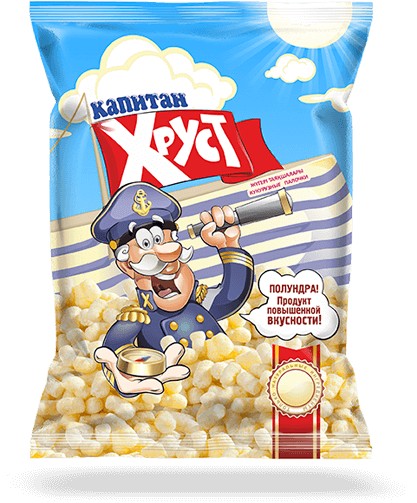 Палочки кукурузные Капитан Хруст 250 г