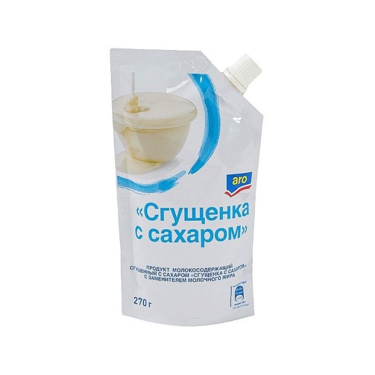 270Г СГУЩЕНКА С САХАРОМ 1% ARO