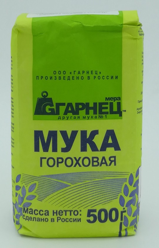 Мука гороховая Гарнец 500 гр