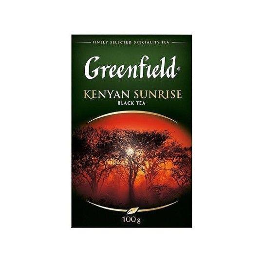 GREENFIELD| чай листовой черный "KENYAN SUNRISE"  100г
