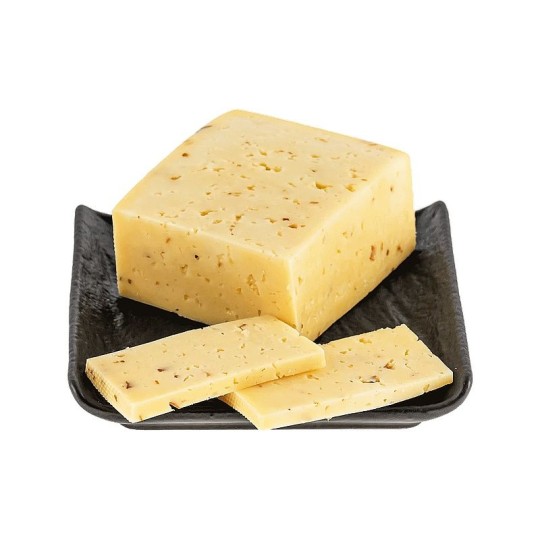 СЫР 1М ГУРМЕНТАЛЬ С ЛИСИЧКАМИ И ЖАРЕНЫМ ЛУКОМ 45% ВЕС