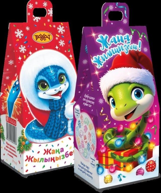 Подарок Новогодний Рахат Змейка 300 Г