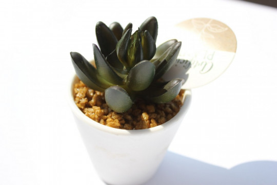 Растение искусственное в горшке