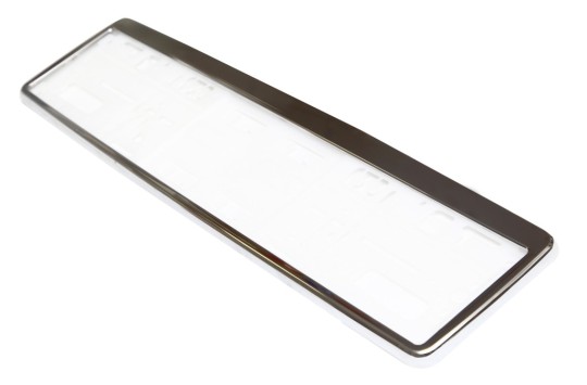 Автомобильная рамка для государственного номера хромированная