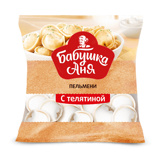 БАБУШКА АНЯ ПЕЛЬМЕНИ С ТЕЛЯТИНОЙ 430Г