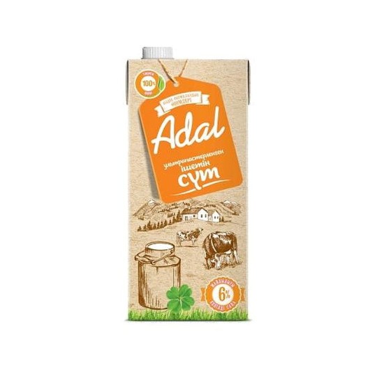 Молоко Adal 6% 925 мл 