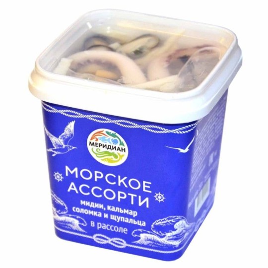АССОРТИ МЕРИДИАН МОРСКОЕ В РАССОЛЕ 250