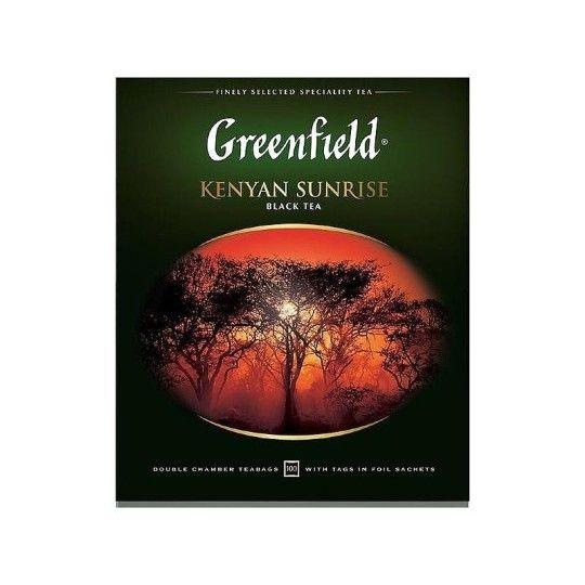 GREENFIELD| чай пакетированный "KENYAN SUNRISE" 100 пакетиков