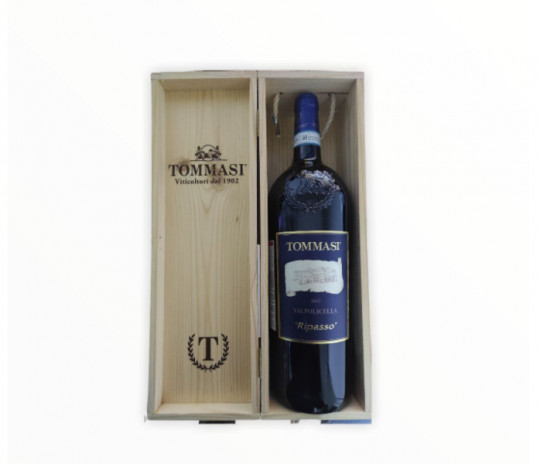 Tommasi RIPASSO Valpolicella Classico Superiore in wood box 2015, вино красное сухое 1,5