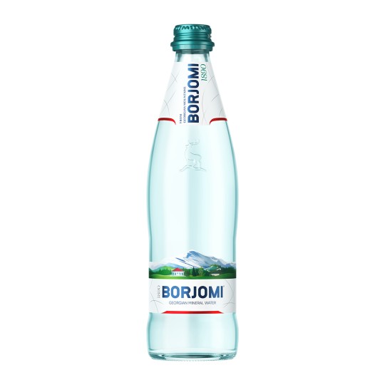 Borjomi минеральная вода 0,5 л. стекло