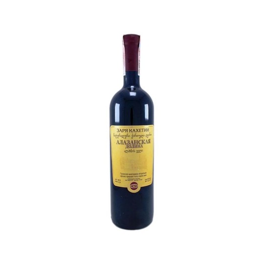 Вино красное полусладкое Kacheti Co "Алазанская долина" 0,75 л.