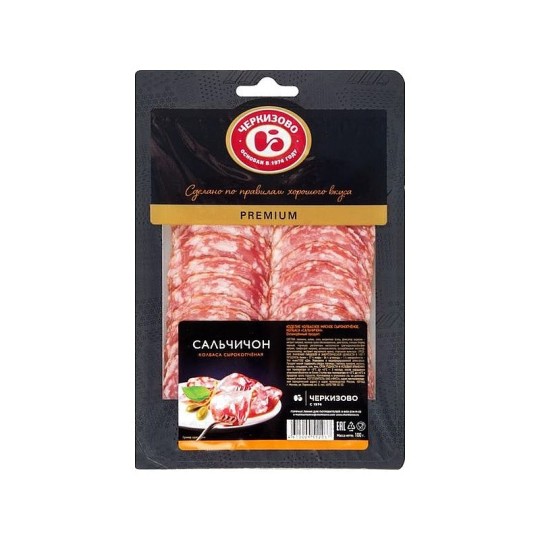 Нарезка Черкизово сальчичон сырокопченая 100 г