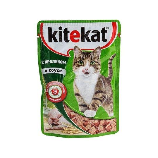 85Г КОРМ КРОЛИК В СОУС KITEKAT