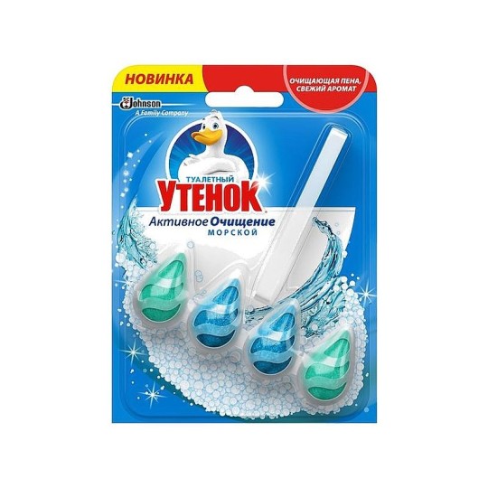 Блок для унитаза Туалетный утенок Морской, 38,6г