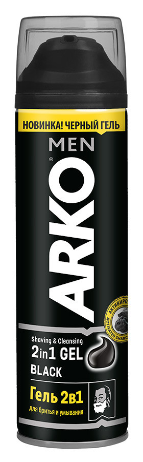 Гель для бритья Arko Men Black 200мл