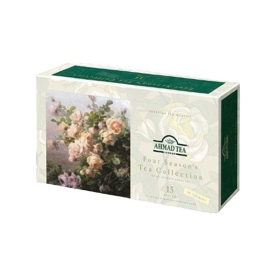AHMAD TEA| чайное ассорти "FOUR SEASON'S" 15 вкусов 90 пакетиков